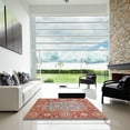 thumbnail image 7 of Ahgly Company Machine Washable Indoor Rectangle Abstract Grapefruit Red Area Rugs, 3' x 5', 7 of 7