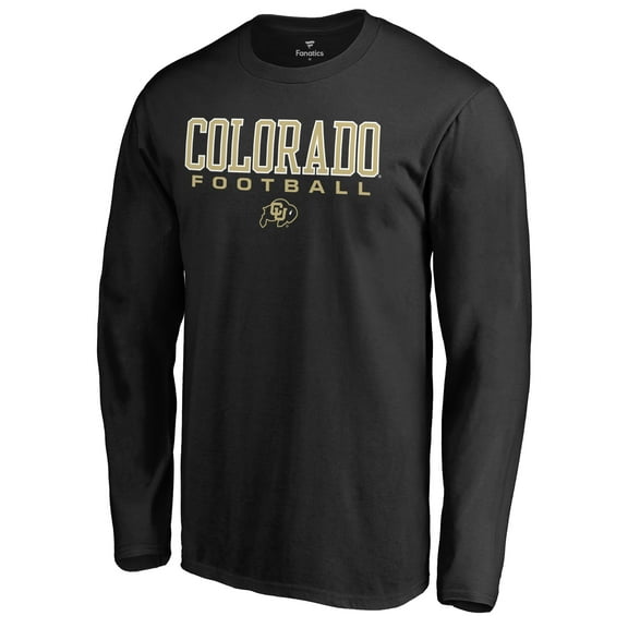 Men's Black Colorado Buffaloes Team Unity Football Long Sleeve T-Shirt