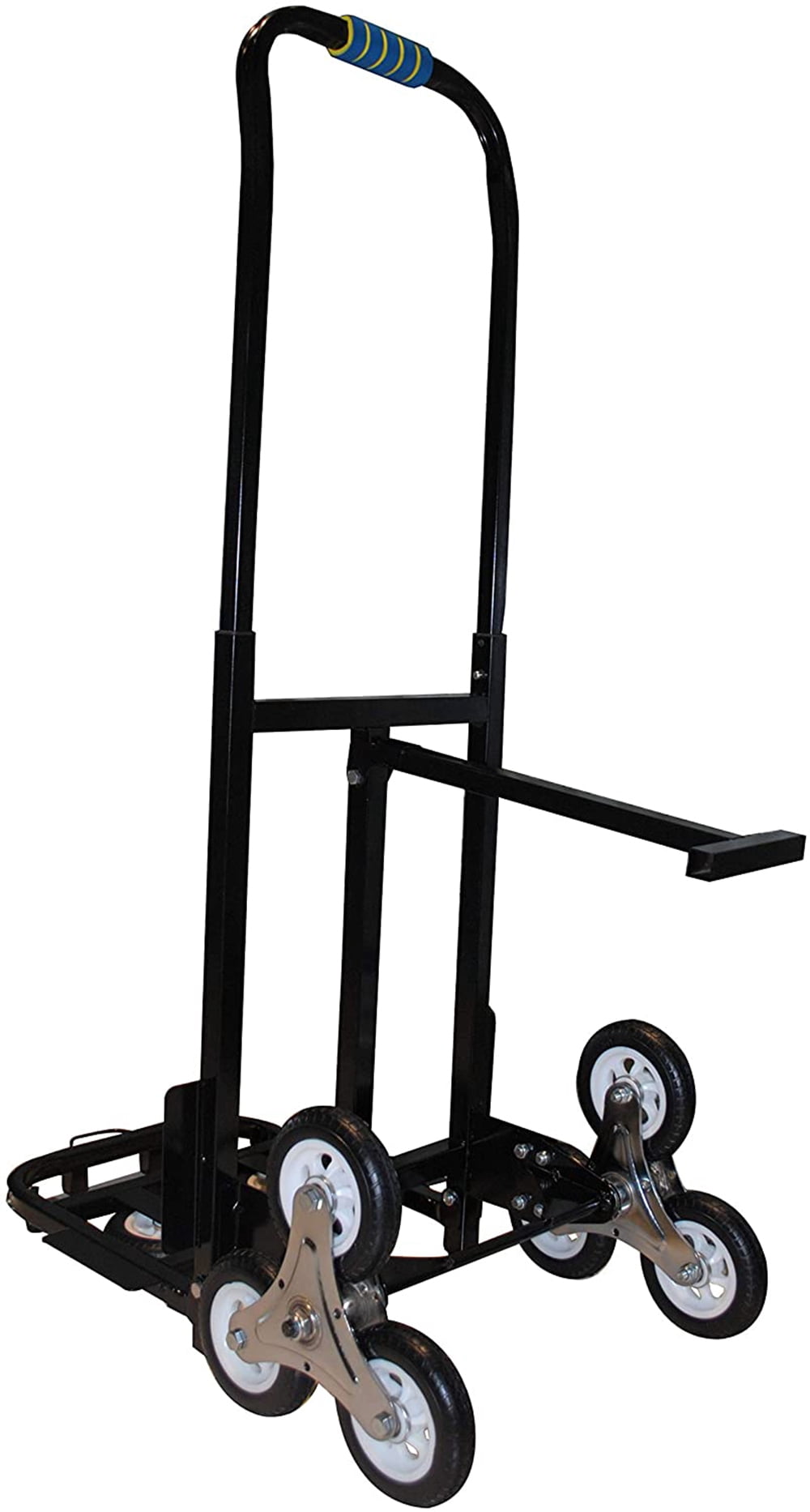 PreAsion Carbon Steel Climbing Stairs Folding Hand Truck Luggage Cart Heavy Duty Transport