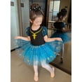 thumbnail image 2 of Toddler Girls Witch Ballet Dress Kids Princess Leotards Tutu Skirted Dancewear Halloween Christmas Party Dresses 3-8Y, 2 of 9