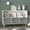 White+Grey, variant on Royard Oaktree Kids Bookcase with Collapsible Fabric Drawers, Wood Storage Display Cabinet w/Shelves
