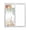 White Light Pink, variant on Watercolor Floral Window Privacy Film, Spring Roses Eucalyptus Leaf Plants Beige Static Cling UV Sun Blocking Tint Film Heat Control Windows Films for Bedroom Bathroom, Window Stickers 17.7"x39.3"