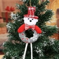 thumbnail image 4 of PuSpu Christmas Decorations - Christmas Tree Pendant - Round Old Man Snowman Christmas Tree Bells Pendant - Scene Decoration - Christmas Gifts Christmas Tree Ornaments, 4 of 6
