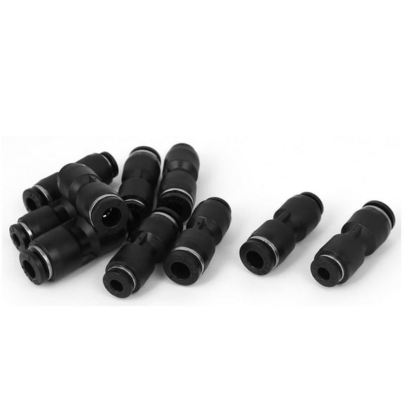 6mm to 4mm Pneumatic Air Pipe Quick Fitting Coupler Connector Adapter 10pcs