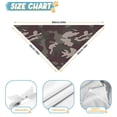 thumbnail image 6 of Dog Bandana 1 Pack,Green Brown Camo Mixed Shapes Pattern Bandanas for Dogs,Cat Bandana,Small/ Large Dog Bandana 2 Size,Dog Bandanas, 6 of 6