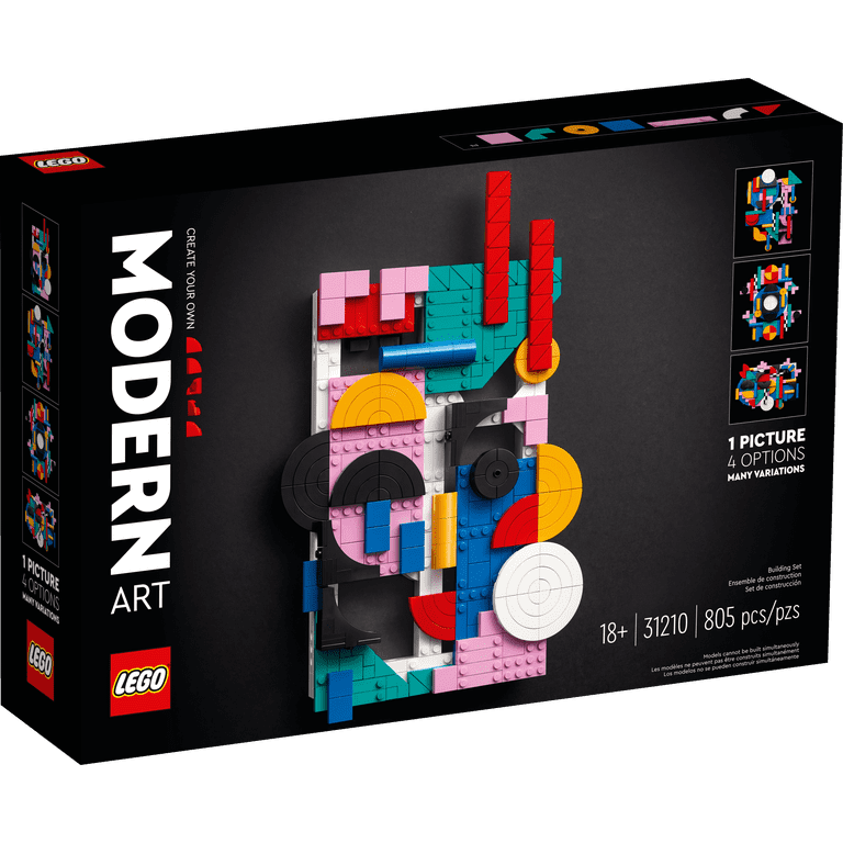 LEGO Art Modern Art 31210 Build & Display Kit, 805 Pieces