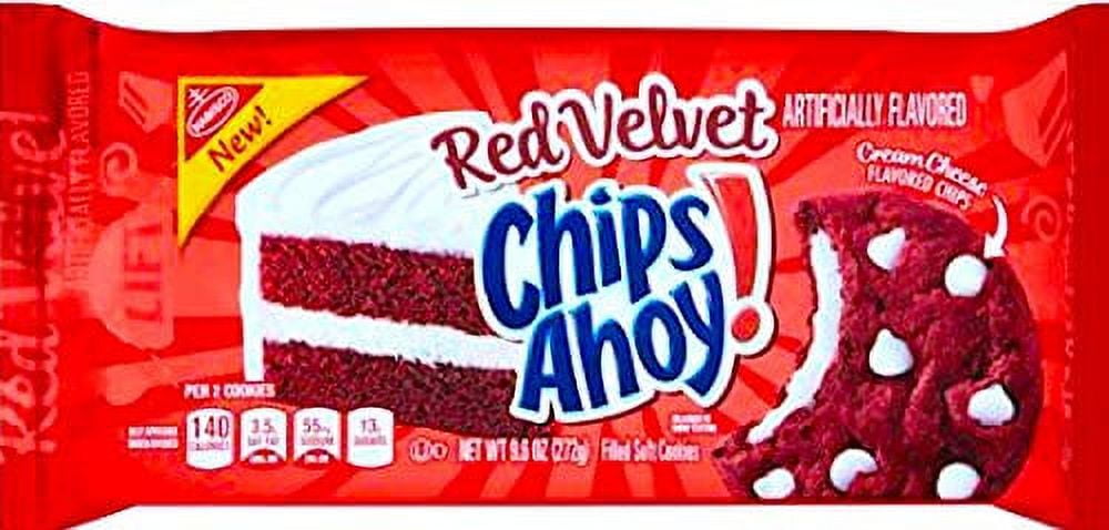 NEW Chips Ahoy! Red Velvet Filled Soft Cookies 9.6 Oz (1