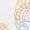 WHITE, variant on Instant Message - Rainbow Decorative Paw Print Short Sleeve Graphic T-Shirt
