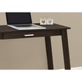 thumbnail image 3 of Contemporary Computer Desk with Storage Drawer, Brown, 3 of 6