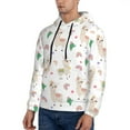thumbnail image 2 of Hoodies for Men - Cactus Feminine Cute Alpaca Long Sleeve Comfrt Men'S Fashion Hoodies & Sweatshirts, Sweatshirts for Men Hoodies Pullover Clothing Clothes with Pouch, 2 of 7