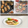 thumbnail image 7 of Round Cooking Rack, 3 Pcs Stainless Steel Baking Cooling Steaming Grilling Rack, Fits Air Fryer/Stockpot/Pressure Cooker/Round Cake Pan, Oven & Dishwasher Safe (7.5 + 9 + 10.5 Inch), 7 of 7