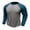 Blue, variant on Casual Classic Vintage Long Sleeve Sweatshirts for Men Crew Neck Sweater Lightweight Baseball Pullovers Color Block Shirts Workout Running Tops