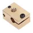 thumbnail image 1 of 3D Printer Heating Block, Practical Precise Size High Strength Brass Printer Hotend Heat Block  For Replacement Brass,Nickel Plated Brass, 1 of 8
