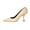 Beige, variant on Women Classic Pointed Closed Toe Pumps Mid High Flared Heels Slip On Office Lady Party Dressy Shoes Size 15 Beige
