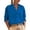 Blue, variant on Kelon Ladies Tops and Blouses Long Sleeve V Neck Ruffled Blouses Summer Outfits 2026 Fashion Clothing Blouses Oversized Shirt Clothing, S