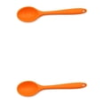 thumbnail image 3 of Kearding Cuchara de silicona, herramientas profesionales de cocina de mango largo, vajilla para el hogar, cuchara de sopa Flexible resistente al Naranja 2Conjunto, 3 of 6