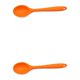 thumbnail image 3 of Naiovety Cuchara mezcladora Vajilla profesional para el hogar Cuchara para sopa Restaurante Naranja Naranja 2Conjunto, 3 of 6