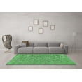 thumbnail image 3 of Ahgly Company Indoor Rectangle Solid Green Modern Area Rugs, 2' x 4', 3 of 4
