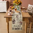 thumbnail image 2 of Sweet Home Table Runner - 70 Inch Long Western Stars Bird Houses Country Vintage Cotton and Linen Blended Dress Scarves Farmhouse Table Runner for Kitchen Dining, Coffee Table, 13" x 70", 2 of 8