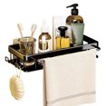 thumbnail image 5 of Elbeaqi Doubledeck Bathroom Storage Rack Bathroom Shelf Toilet Toilet Toiletries and Toiletries Wall Storage Rack, 5 of 8