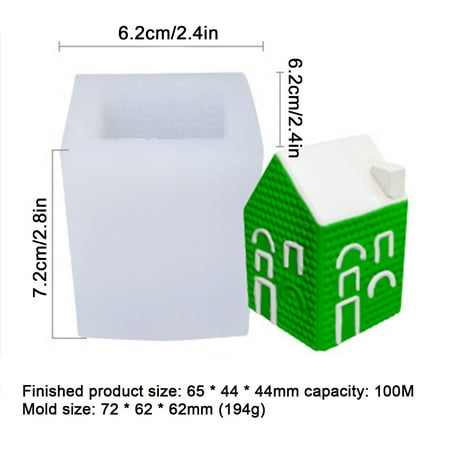 

Christmas Silicone Igloo Cake Grinding Tool Christmas Tree DIY Gypsum Candle Baking Cake Mould