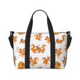 thumbnail image 6 of Rocae Squirrel Playing for Travel Shoulder Bag Top Handle Handbag with Yoga Mat Buckle for Gym, Work, Travel, 6 of 7