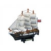 Handcrafted Model Ships Master And Commander HMS Surprise 7 in. Decorative Tall Model Ship