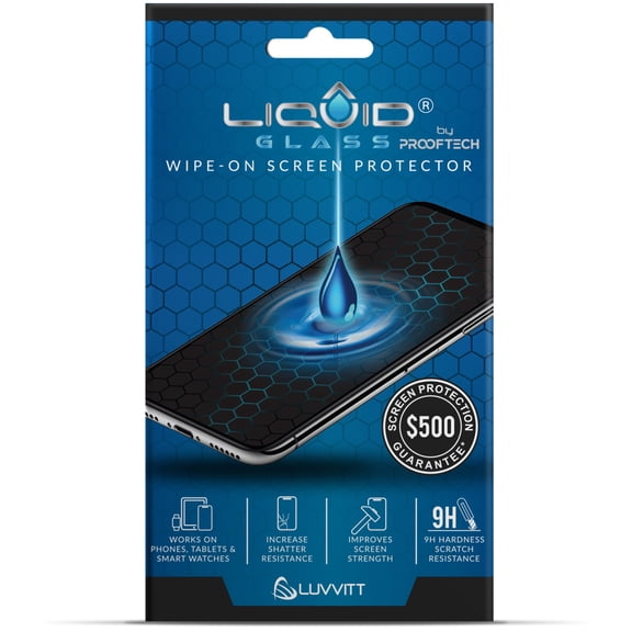 Liquid Glass Screen Protector with $500 Guarantee for All Smart Devices
