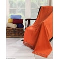 thumbnail image 3 of Hand-Woven Cotton Throw Blanket - All-Season Set of 2 (60x50 inches), 3 of 4