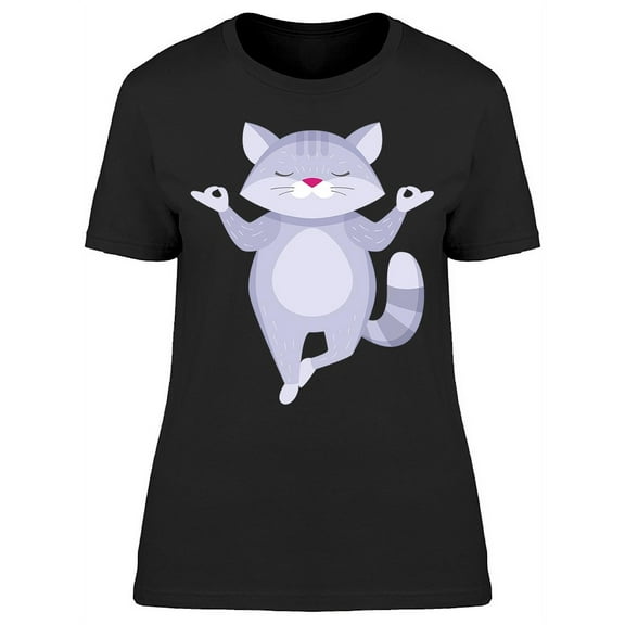 Raccoon Standing On One Leg T-Shirt Women -Image by Shutterstock, Female Large