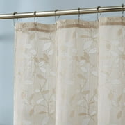 Warm Home Designs 72 W x 84 L Linen Lace Shower Curtain. GR Linen 84