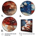thumbnail image 3 of Designart "American Flag Display IV" American Floater Framed Canvas Print, 3 of 7