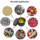thumbnail image 3 of Candle Tins, 24 Piece, 4 Oz Metal Candle Containers for Making Candles, Arts & Crafts, Dry Storage,B, 3 of 5