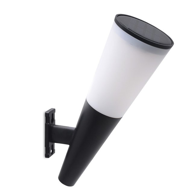 Lámpara de pared Irfora Lámpara de pared solar Patio al aire libre Pasillo Lámpara de jardín Seguridad nocturna IP65 Impermeable Irfora Lámpara de pared