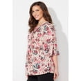 thumbnail image 2 of Catherines Women's Plus Size Petite Georgette Pintuck Blouse, 2 of 6