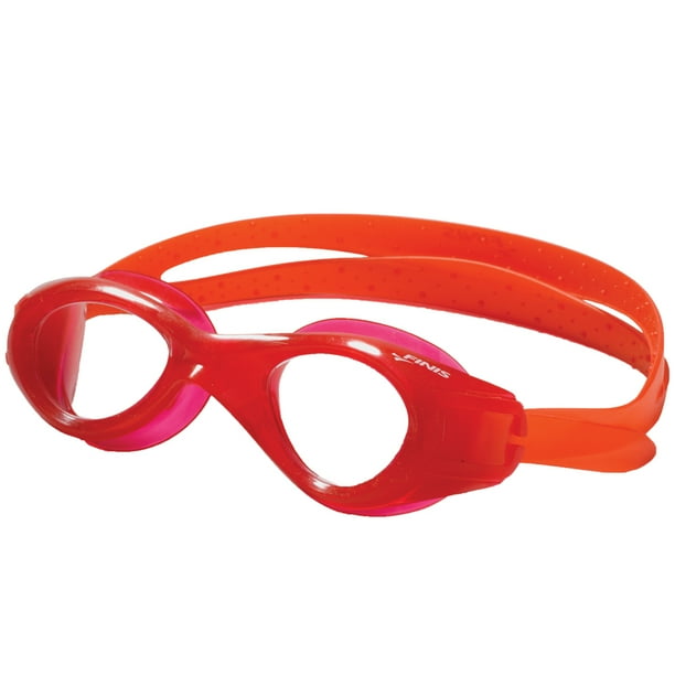 Finis Nitro Swim Goggles For Kids Red And Clear Walmart Com