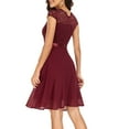 thumbnail image 4 of Robe Formelle pour Femmes en Dentelle Élégante, Robe de Soirée pour Invitées de Mariage, Cocktail, Fête, Robe Formelle, 4 of 6