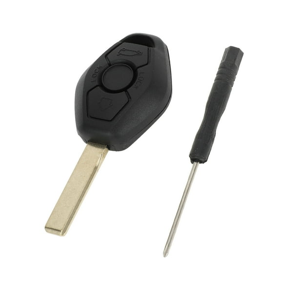 Unique Bargains Key Shell Case for BMW E39 E46 E60 E90 1 3 5 7 Series X5 X3 Z3 Z4 Keyless Entry Remote Key Fob Replacement Case 3 Buttons