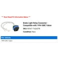 thumbnail image 2 of Brake Light Relay Connector - Compatible with 1994 GMC Yukon, 2 of 2