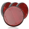 thumbnail image 5 of 8 Pcs Solar Lights Outdoor Round Reflector Trailer Reflectors, 5 of 8