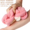 thumbnail image 2 of XIRQI Long Loofah for Shower,3 Pack Stretchable Braided Loofahs Sponge,Mesh Back Scrubber for Bath,Sponge Exfoliating Body for Men and Women, 2 of 6