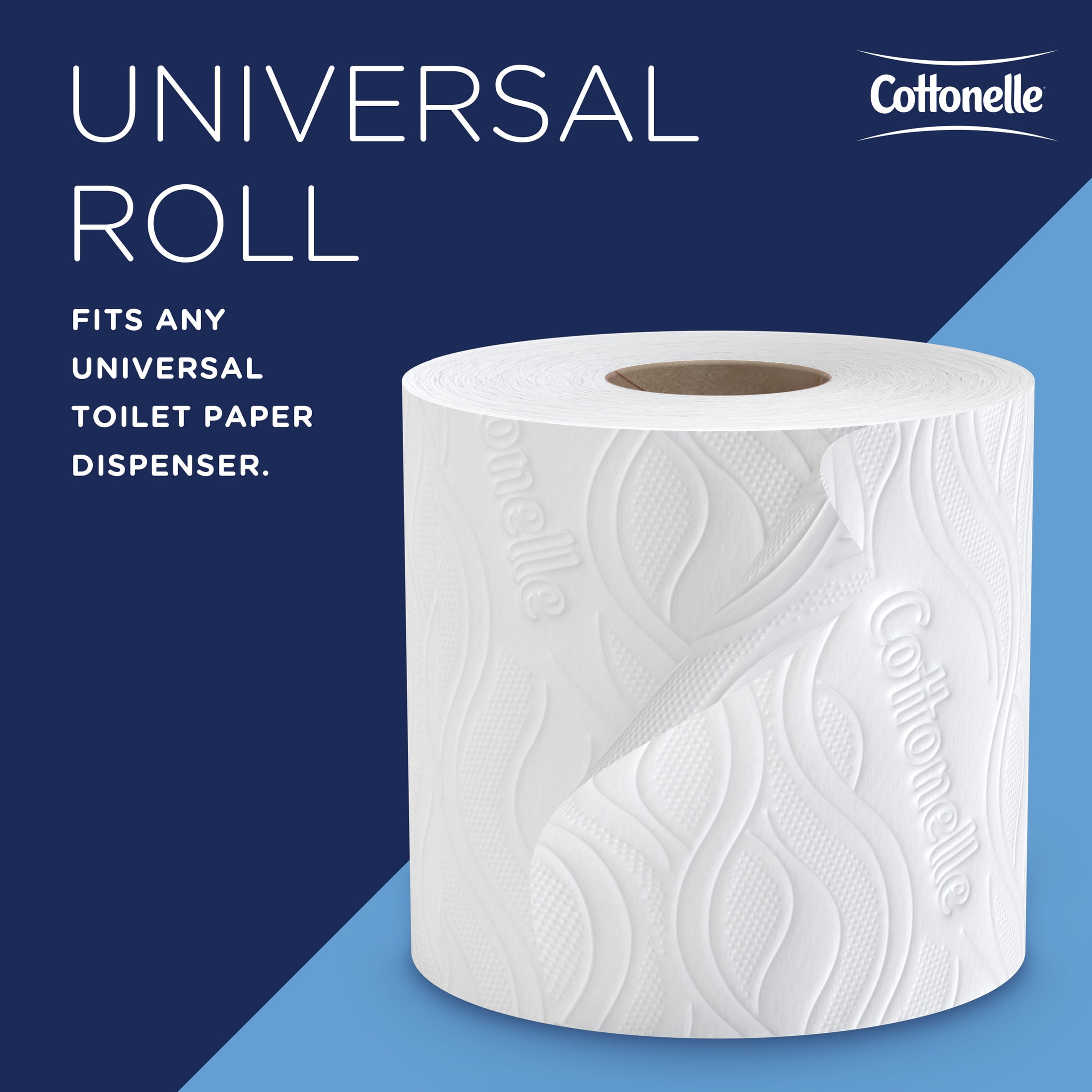 Cottonelle® Professional CleanCare Standard Roll Bulk Toilet Paper (58696), 2-Ply, White, Individually Wrapped (400 Sheets/Roll, 40 Rolls/Case, 16,000 Sheets/Case)