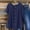 *Navy, variant on ClodeEU Women's Cotton Blend Crew Neck Short Sleeve Button-Down Shirt, Solid Color Loose Tee Shirts Navy,Womens Plus L