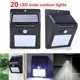 thumbnail image 2 of Kearding 20-LED Luz de sensor de movimiento solar Infrarrojo humano PIR Luz de sensor de movimiento Lámpara de pared montada en la pared Luz de noche de Iluminación y accesorios Kearding HA018513-00, 2 of 6