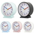 thumbnail image 5 of Bedside Table Luminous Alarm Clock Compact Clock 9*4*10.1Cm Battery Operated White, 5 of 6