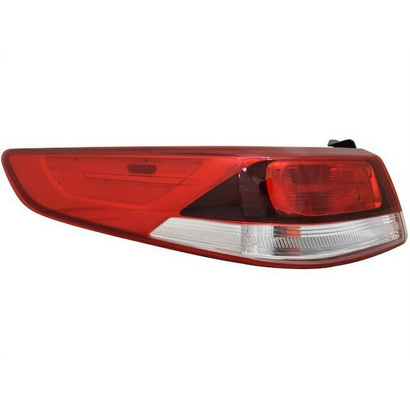 Left Outer Tail Light Assembly - Compatible with 2016 - 2020 Kia Optima Sedan 2017 2018 2019
