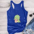 thumbnail image 4 of SMihono Hauts pour Femmes Débardeur pour Femmes Femme Été Imprimé Col Rond Sans Manches T-shirt Décontracté Haut Débardeur Débardeurs pour Femmes Hauts d'Été pour Femmes, 4 of 4