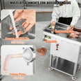 thumbnail image 3 of VEVOR Meat Grinder, 22 Lbs/Min Capacity Electric Meat Grinders w/ Blade, Grinding Plate, Sausage Maker, Stainless Steel Commercial Meat Mincer for Kitchen Restaurant Butcher Store, 3 of 9