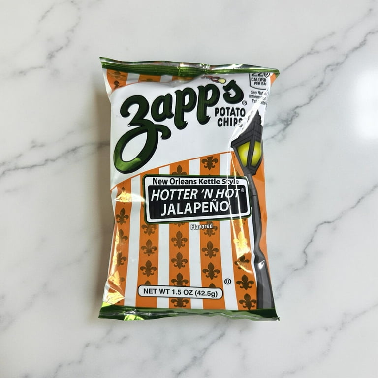 Zapp's New Orleans Kettle Style Snack, Hotter 'N Hot Jalapeno