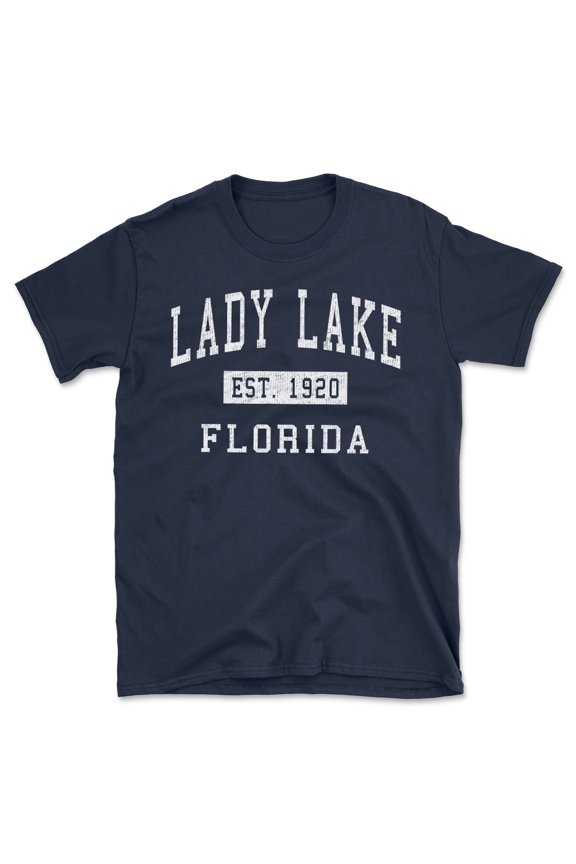 Lady Lake Florida Classic Established Men's Cotton T-Shirt